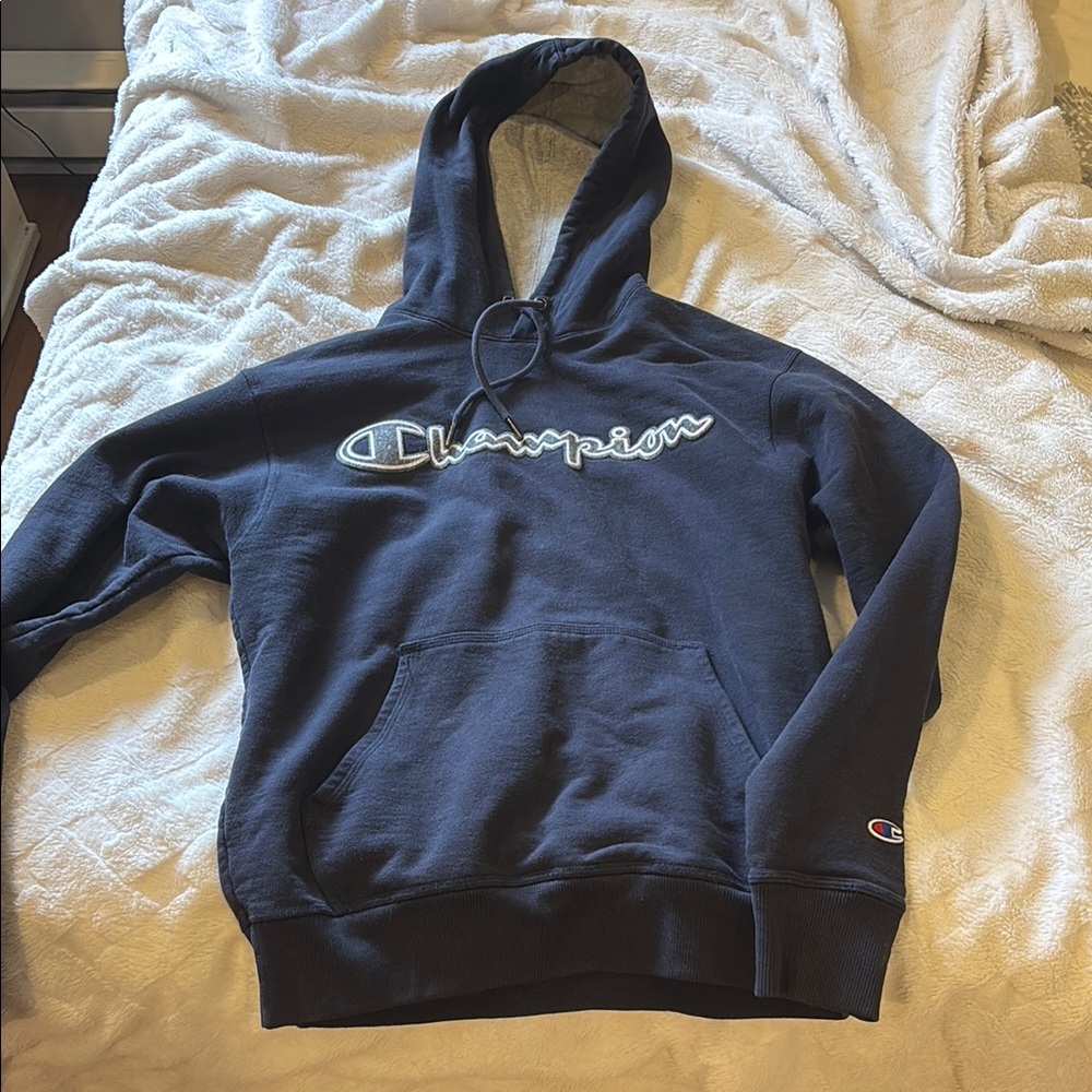Champion Dark Blue Pullover Hoodie